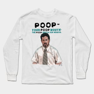 Anchorman: Poop Mouth Long Sleeve T-Shirt